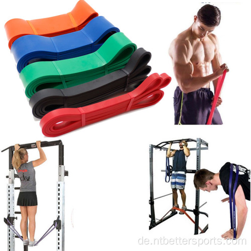 Elastische Festigkeit Pull Up Workout Widerstandsband Set